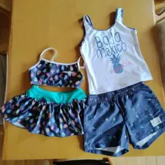 Ocean Pacific キッズ 水着 4点セット 140cm