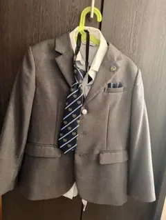 フォーマルスーツセット（グレー） 130cm