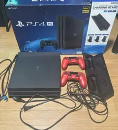 PS4 PRO 1TB 縦置きスタンド付き 動作確認済み