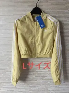 L」Adidas アディカラー チームガイスト クロップド トラックトップ