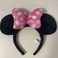 ミニーマウス風カチューシャ