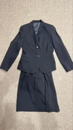 AWAW 黒 スカートスーツ　上下セット