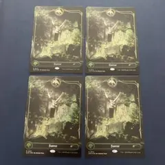 【mtg】森/Forest 英語版フルアートFoil4枚 SLDのサムネイル