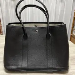 ✨良品✨レザレクション トートバッグ 2way グレー ヘリンボーン柄 大