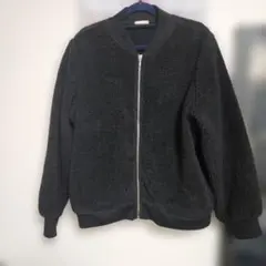 GU ボアジャケット ブラック