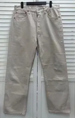 USA製 Levi's 501 生成り W34 ボタンフライ90s 汚れ有のサムネイル