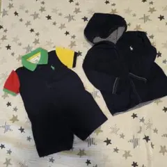 Ralph Lauren ポロシャツと前開きパーカーセット