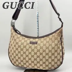GUCCI グッチ ワンショルダーバッグ ハーフムーン 三日月型 GGキャンバスのサムネイル