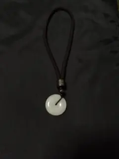 ミャンマー産本翡翠 平和扣ストラップ