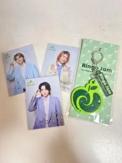 Ringo Jam 継続特典 トレカ3枚セットとキーホルダー