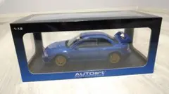 スバル インプレッサ WRX STI BLUE 2003 1/18スケール - メルカリ