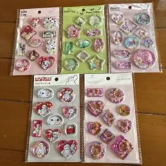 セリア　ウォーターシール　101 ティンカーベル　ベイマックス　ラプンツェル