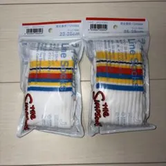 ファミリーマート ラインソックス ユニセックス22-25cm 25-28cmのサムネイル