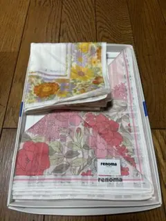 renoma ハンカチ 2枚セット 花柄