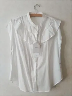 mysa フリルブラウス