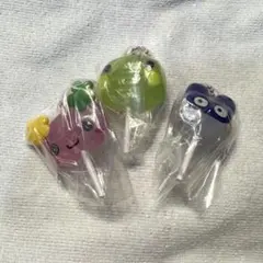 たまごっちカラフルキャンディーチャーム くちぱっち ふわらっち ますくっち 新品