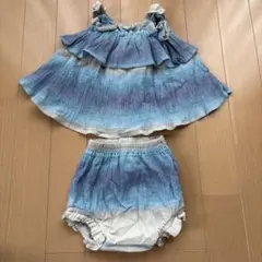 アプレレクール　alc フリル付きキャミソール、パンツのセットアップのサムネイル
