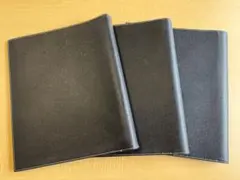 A4リングファイル 30穴 合皮製 ブラック 3冊セット ASKULのサムネイル
