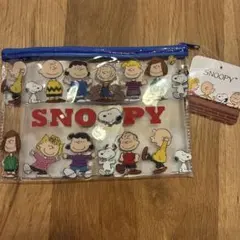 SNOOPY スヌーピー 平型ポーチ クリアタイプのサムネイル
