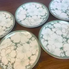 ナルミ 小皿 5枚セット 直径約12.8cm ボーンチャイナ 日本製