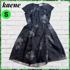 kaene カエン オケージョン ワンピース ドレス 花柄 フレア Aライン Sのサムネイル