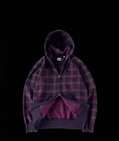 00s oldUNIQLO check zip hoodie y2k sk8