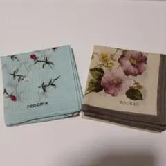 KOOKAI ハンカチ renoma ハンカチ　2枚セット　レディース