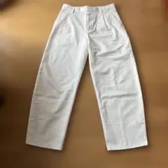 UNIQLO : C バレルパンツ　Sサイズ　丈標準　オフホワイト 26AW