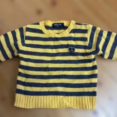 COMME CA ISM ストライプニットセーター 90