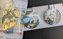 一番くじ　ホロライブ フブキ　アクリルスタンド フブキ缶バッジ　キラver