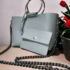 【美品】zara basic collection　ショルダーバッグ　2way