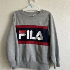 ワンコイン ‼️FILA グレー トレーナー 120