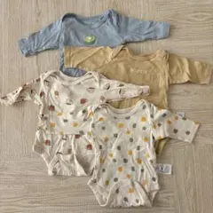 ベビーロンパース肌着 70サイズ 4枚セット