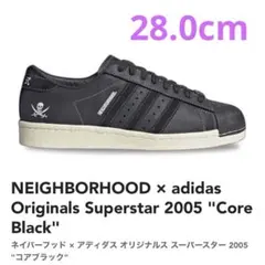 28cm☆ネイバーフッド × アディダス☆ オリジナルスーパースター☆80's