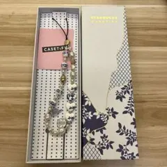 【新品未使用】 中国スタバ25周年会員限定 CASETiFYスマホストラップ金色 新品未使用】 中国スタバ25周年会員限定 CASETiFYスマホストラップ金色