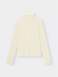 GUソフトリブタートルネックT長袖Sサイズ