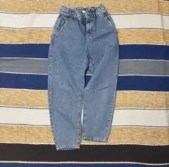 ZARA ハイウエスト ライトブルー デニムパンツ