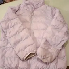 薄紫 中綿コート 150