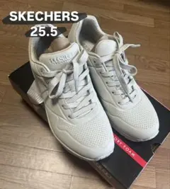 SKECHERS オフホワイト スニーカー 美品
