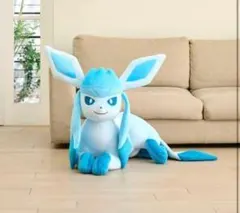 等身大 グレイシア　寝そべり ぬいぐるみ ポケモンセンター受注品