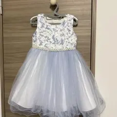 淡いブルードレス　発表会　結婚式　キッズドレスのサムネイル
