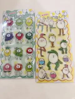 新柄 たまごあし 大きめシール ぷっくり ぷくぷく 正規品