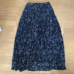 Jf Ready Made プリーツスカート 花柄 ネイビー フリーサイズのサムネイル