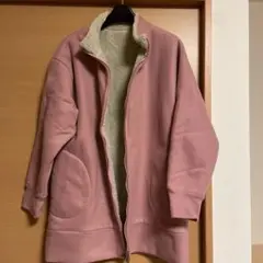 暖かいジャケット ボア襟