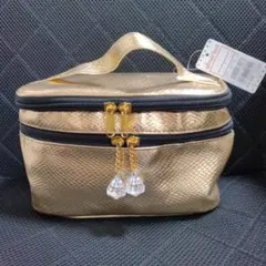 新品☆エメフィールポーチ　ゴールド　キラキラのサムネイル