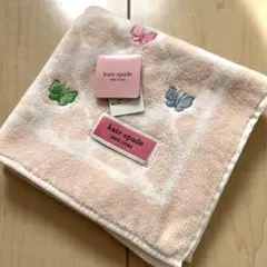 新品未使用　kate spadeケイトスペード　タオルハンカチ　28cm