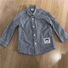 petit main プティマイン ギンガムチェックシャツ　100cm