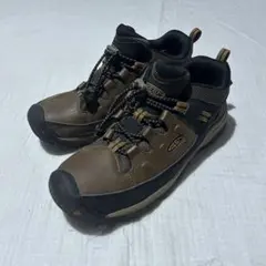 KEEN キーン トレッキングシューズ ブラウン 22.5 登山 アウトドア