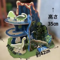 ☆3 ティラノサウルス 雑貨 恐竜 ジュラシックワールド 木製 置物