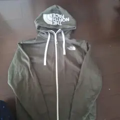 【定番大人気Lサイズ】ザノースフェイス　リアビューフルジップフーディ カーキ